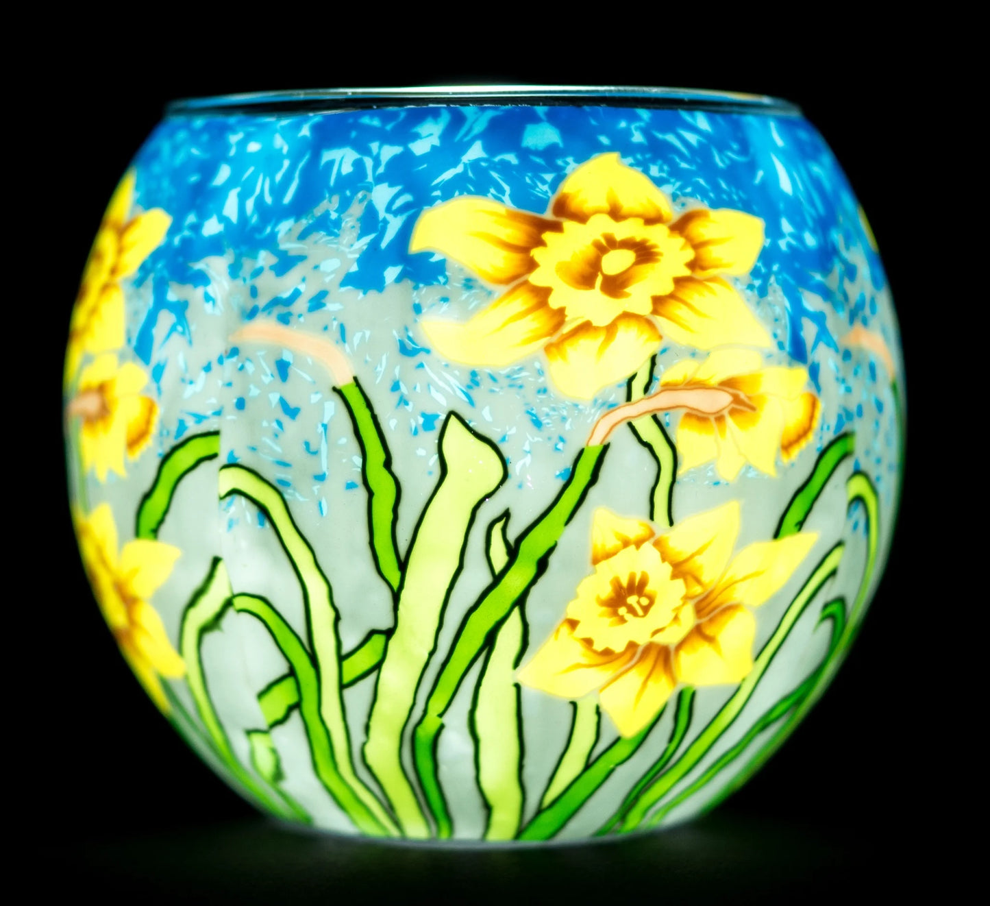 Sunshine (Daffodils) - Claymaster Light Globe