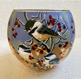 Chickadees - Claymaster Light Globe