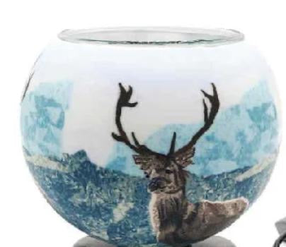 Claymaster Light Glass Globe Buck