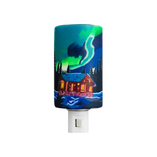 Claymaster Nightlight - Handcrafted Northern Lights Design, Gift Boxed