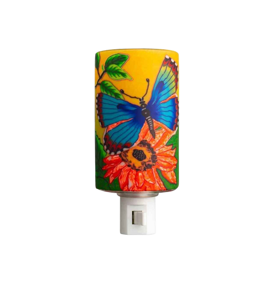 Claymaster Nightlight - Handcrafted Butterfly Beauty Design, Gift Boxed