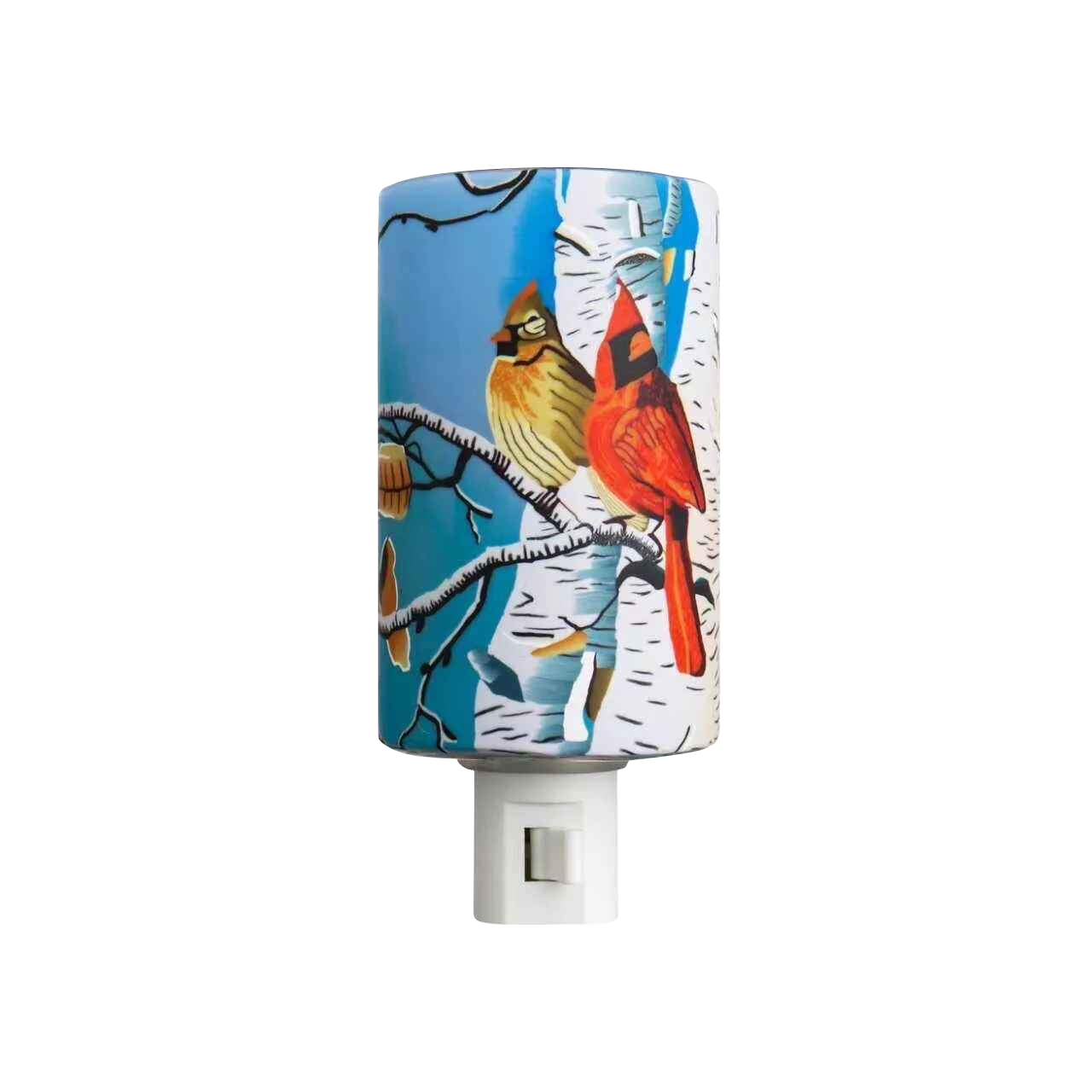 Claymaster Nightlight - Handcrafted Cardinals Design, Gift Boxed