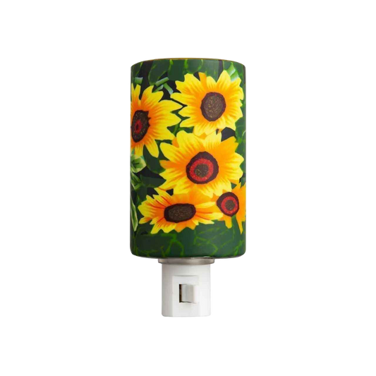Claymaster Nightlight - Handcrafted Sunflowers Design, Gift Boxed