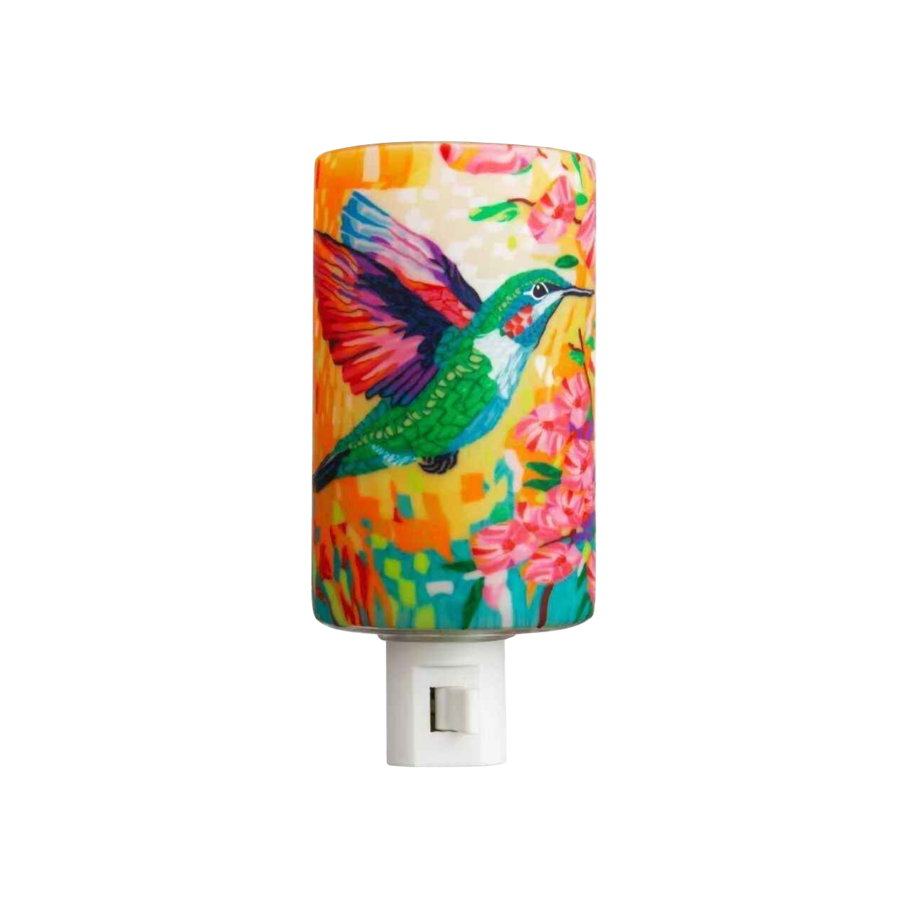 Claymaster Nightlight - Handcrafted Colourful Hummingbird Design, Gift Boxed