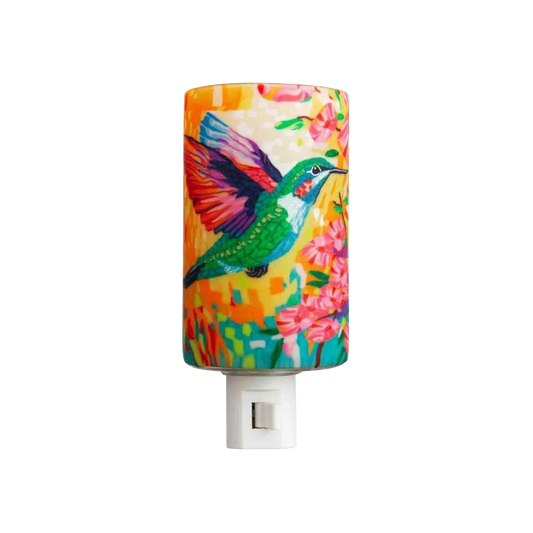 Claymaster Nightlight - Handcrafted Colourful Hummingbird Design, Gift Boxed