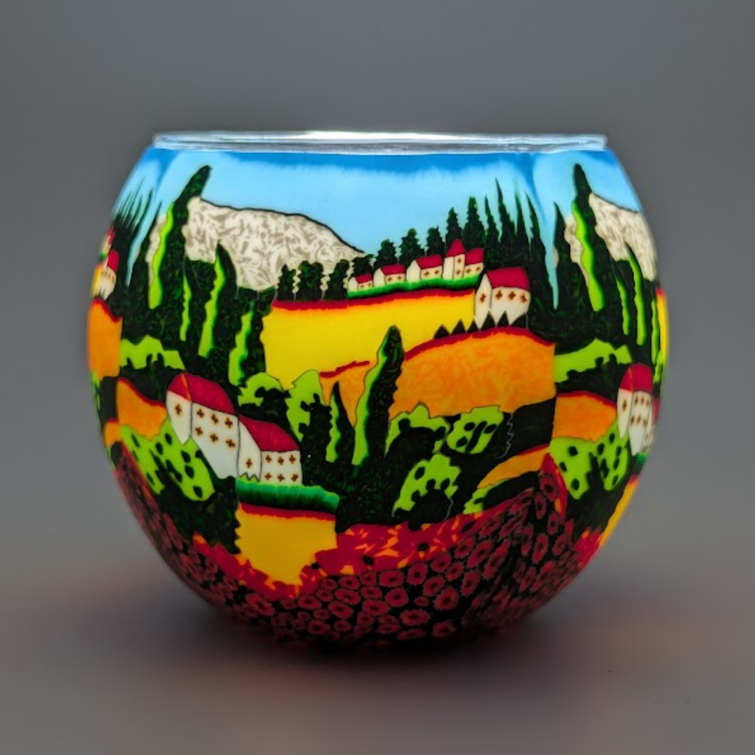 Poppy Fields Light Globe + LED Base Bundle