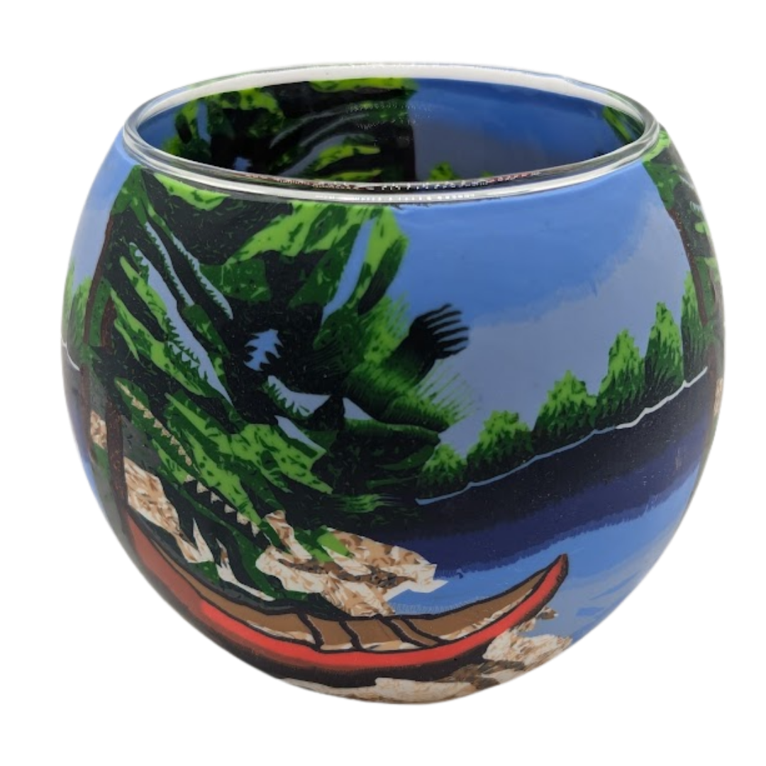 Claymaster Light Globe – Red Canoe Design, Gift Boxed