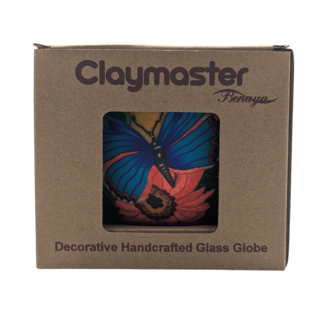 Claymaster Light Globe – Butterfly Beauty Design, Gift Boxed