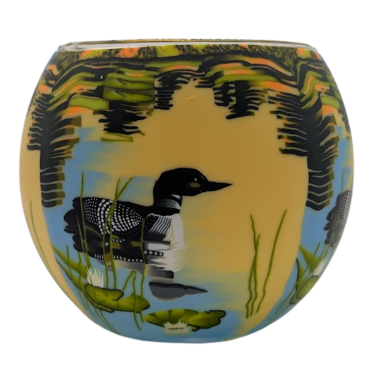 Claymaster Light Globe – Loon on the Lake, Gift Boxed