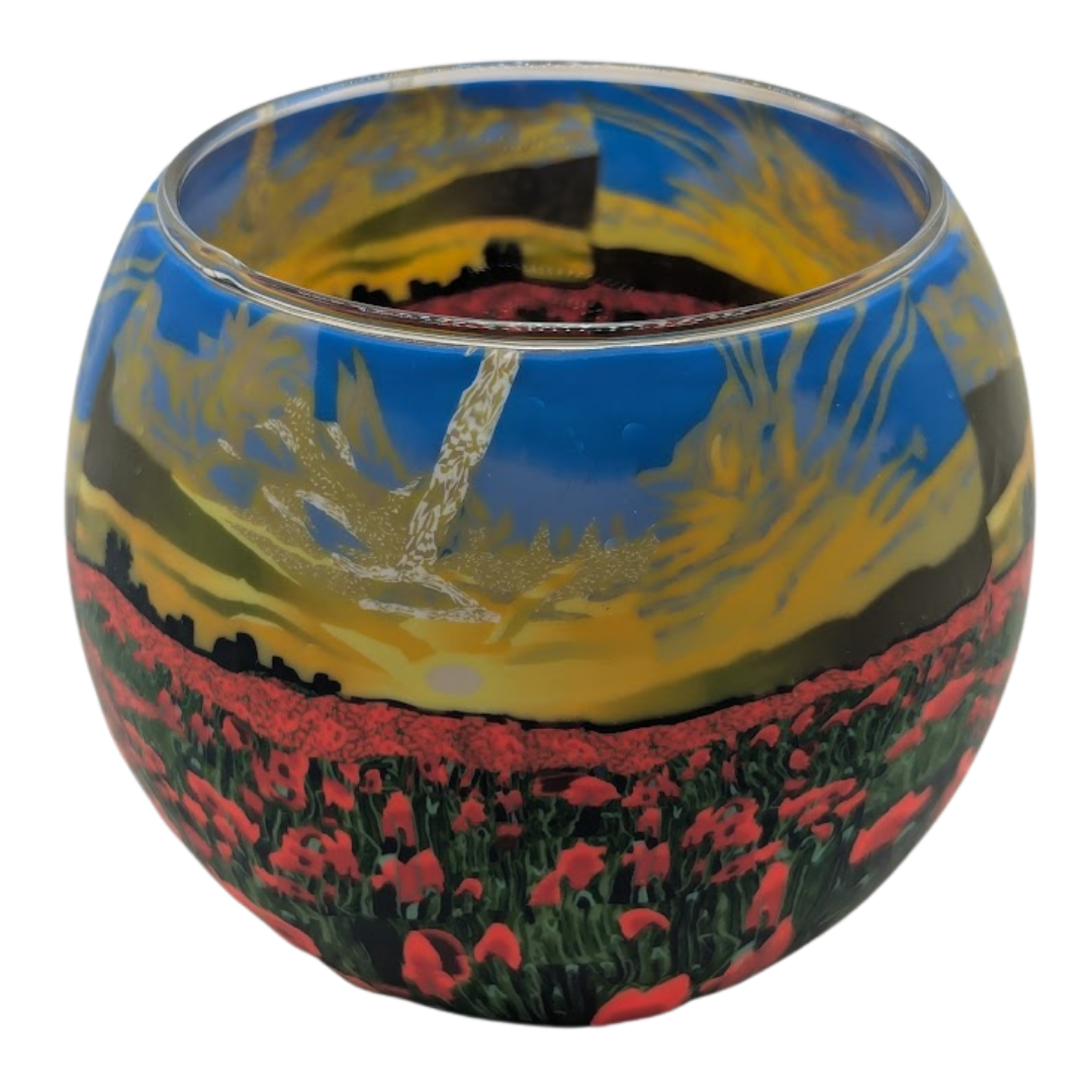 Poppy Sunrise Light Globe + LED Base Bundle