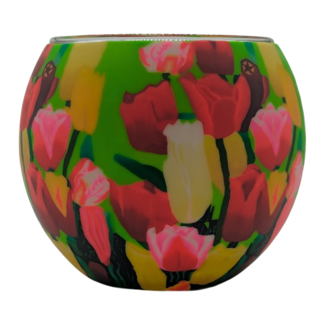 Tulips Light Globe + LED Base Bundle