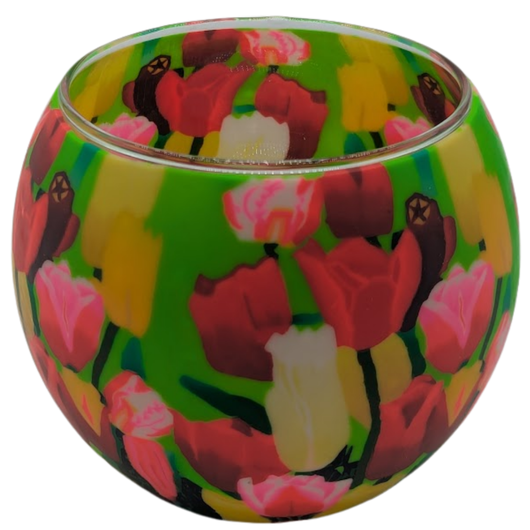 Tulips Light Globe + LED Base Bundle