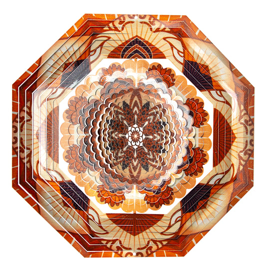 SMALL COPPER OCTAGONAL MANDALA