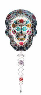 VIVID SUGAR SKULL SMALL SET w/CRYSTAL TWISTER