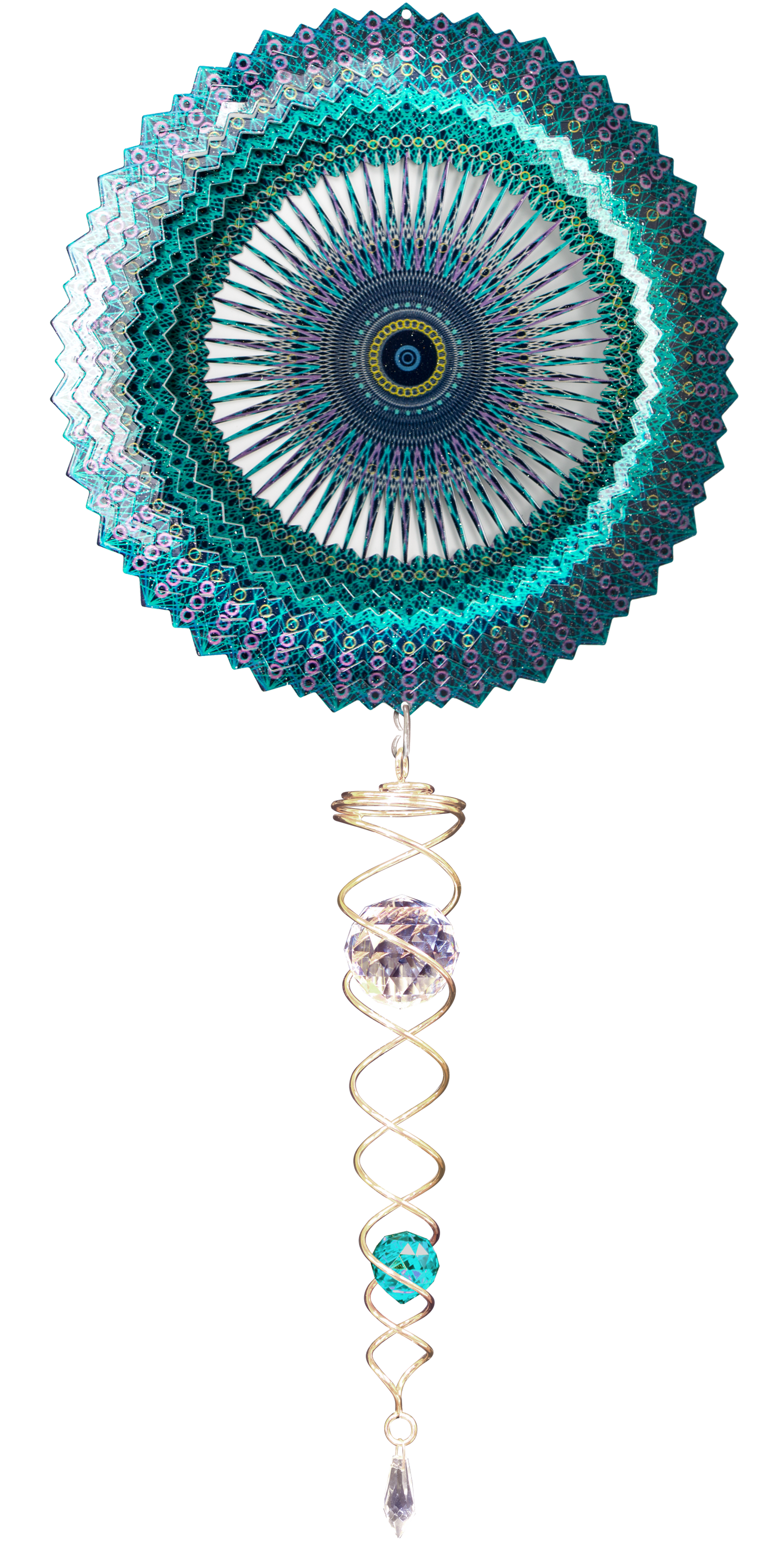 SMALL SET CELESTIAL MANDALA w/SMALL CRYSTAL TWISTER