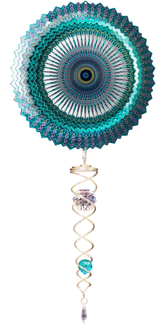 SMALL SET CELESTIAL MANDALA w/SMALL CRYSTAL TWISTER