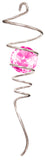 10"SPIRAL TAILS SILVER/PINK BALL