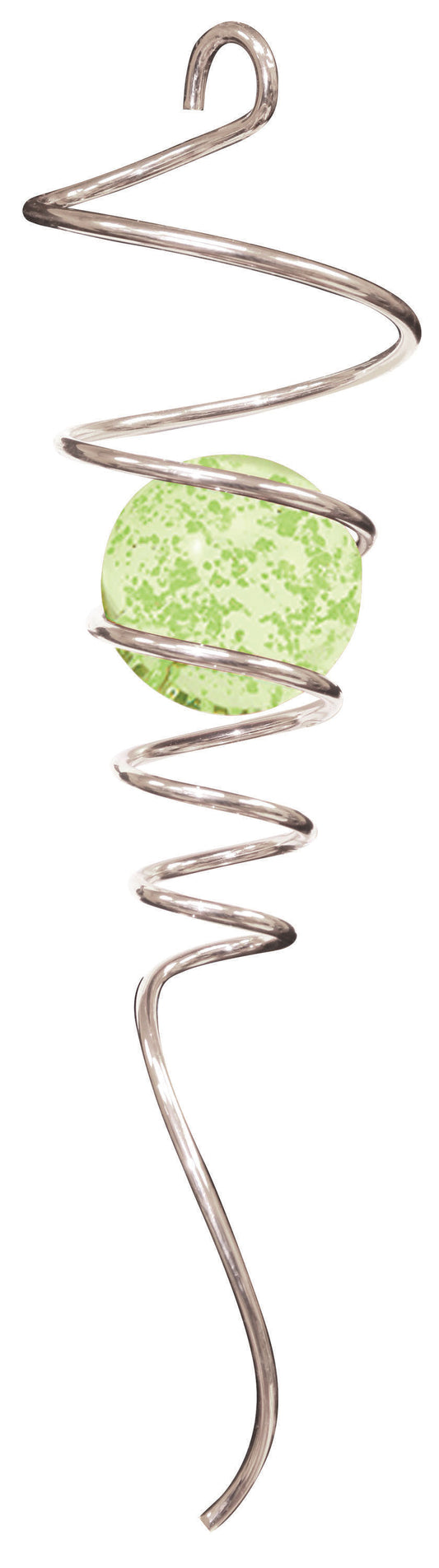10" SPIRAL TAILS SILVER/GLOW CRYSTAL BALL